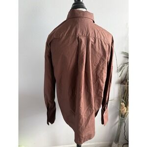 Yaitte‎ Buoy Shirt Brown Oversized Button Up Flaws